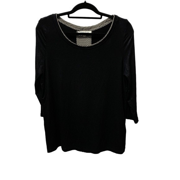 Rose & Olive Tunic Blouse Size L Work Career Professional Office School‎ Teacher - Picture 3 of 8